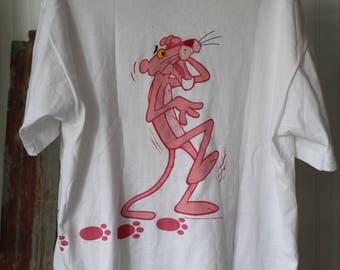 Vintage 90s Pink Panther Double Sided T-Shirt