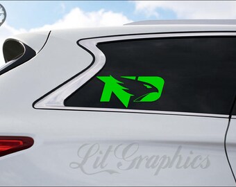 The Fighting Hawks Decal Sticker
