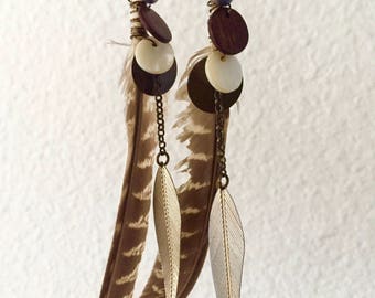 One of a Feather Dangle Earrings