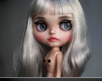 Eline Rabbit - custom Blythe doll - ooak blythe - unique art doll by KarolinFelix