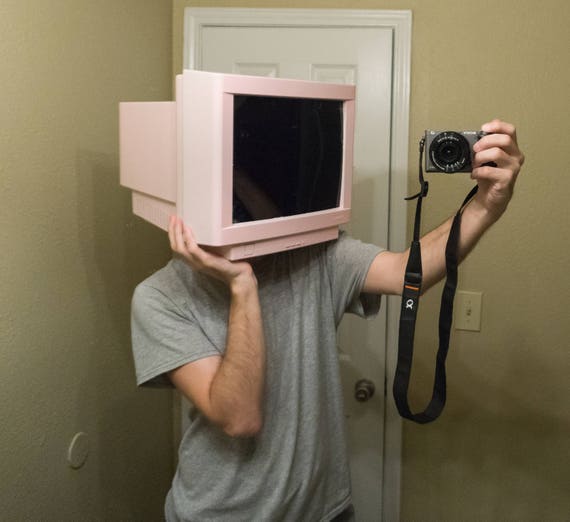 Custom Monitor TV Object Head Cosplay Costume