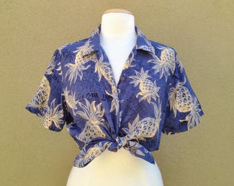 vintage women's hawaiian shirts