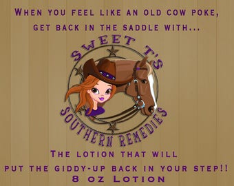 Sweet T's Southern Remedies Lotion "Help's with all your aches and pains."