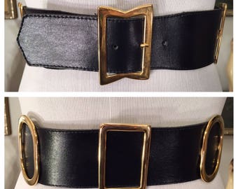 Navy blue belt | Etsy