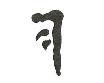 Machine Embroidery Design Instant Download - Supernatural Mark of Caine