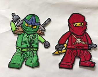 Lego Ninjago Iron On Patches - Choice of Character