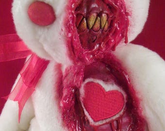 zombie valentine bear