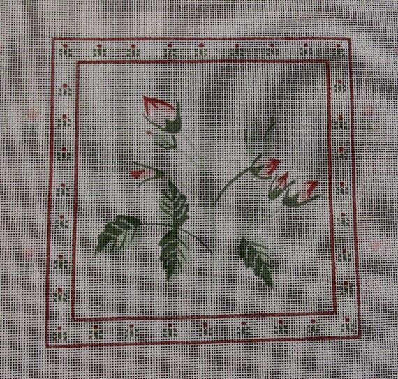 Mindy 512a Needlepoint Canvas Rosebuds FREE Shipping USA