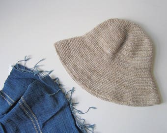 Hemp Hat Handmade Sun Hat Handcrafted Beach Hat