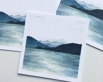 Mountain Range Painting Watercolor Mountains Blue Ridge Mountain Range Painting Watercolor Mountains Blue Ridge