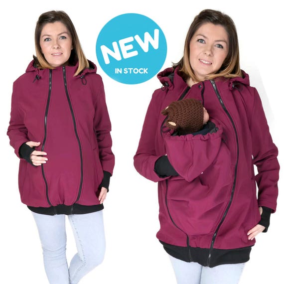 NEW Softshell Babywearing jacket maternity coat carrier