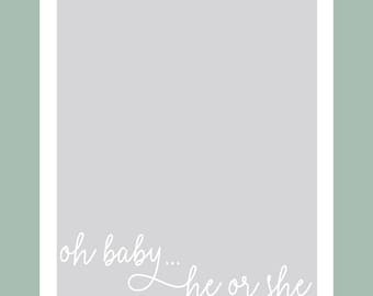 Gender Reveal Filter, Gender Reveal Snapchat Filter, Baby Shower Snapchat Geofilter, He or She??, Bridal Shower Snapchat Filter