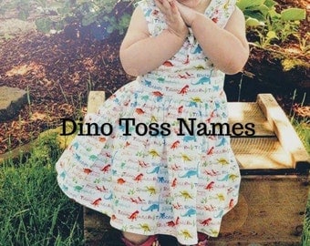 Toddler dinosaur dress,girly dinosaur dress,girly dinosaur party,first birthday dress,girly dino dress,jurassic party dress,dino dress
