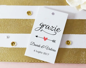 Labels for wedding favors, labels, names, Labels, Custom Labels, Thank Newlywed Tags Wedding