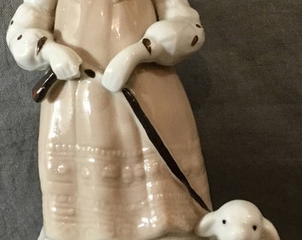 mary had a little lamb figurine