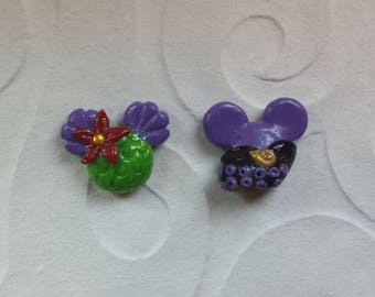 Ursula and Ariel Mickey Ear Earrings - The Little Mermaid