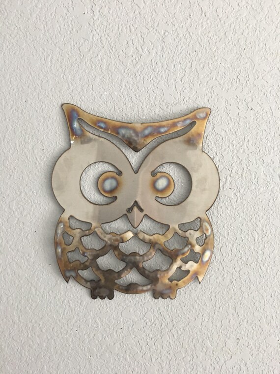 Wise Ol Owl Owl Wall Decor Metal Art Wall Hanging