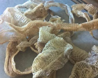 snake shed jewelry, snake shed pendant, snakeskin necklace