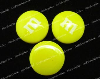 Yellow candy cabochon