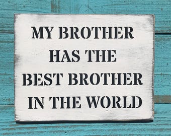 Brother Definition Wood Sign Brothers Play Room Sign