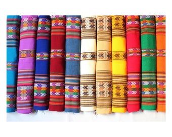 SALE 15% OFF* Genuine Aguayo Bolivian Peruvian fabric 46''x46'' (117x117 cm.) Tribal Ethnic Stripy woven textile, blanket. any use