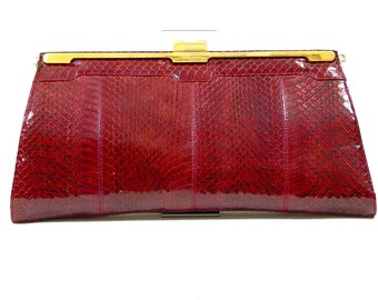 Pochette années 70 serpent