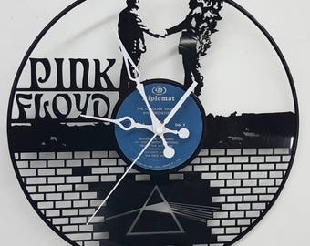 Pink Floyd Wall Art custom art clock | etsy Pink Floyd Wall Art custom art clock | etsy