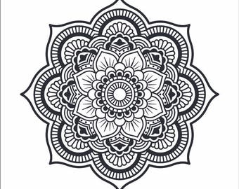 Download Mandala vector | Etsy