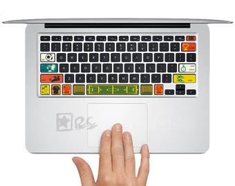Macbook keyboard sticker **Football** Macbook Pro Stickers/Mac Decal/Mac Sticker for Apple Laptop/Macbook Pro Air