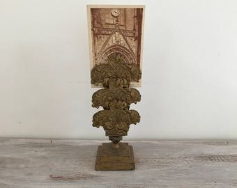 Vintage French gold gilt bras stand