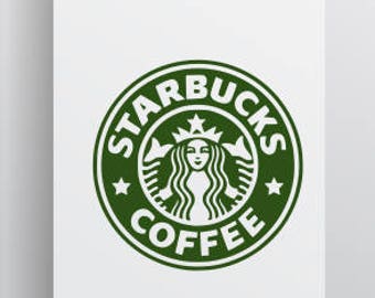 Starbucks Logo SVG; SVG; Silhouette File; Cricut File; Cameo File; Cut file; Starbucks SVG; Starbucks;