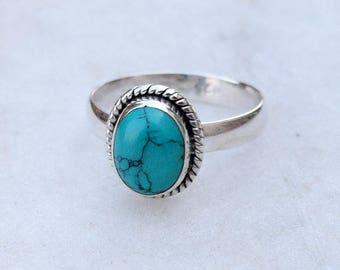 Turquoise ring | Etsy