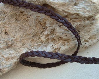 1.25 width Brown Horween Chromexcel leather belt Dark
