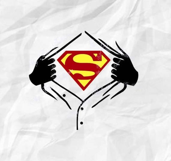 Download Superman Svg Superhero SVG File Ripped Svg Tshirt Svg