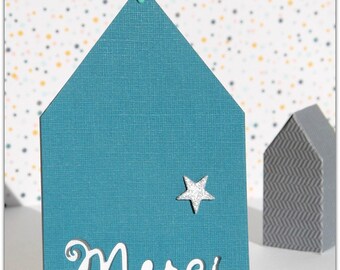 Cottage kraft thank you card