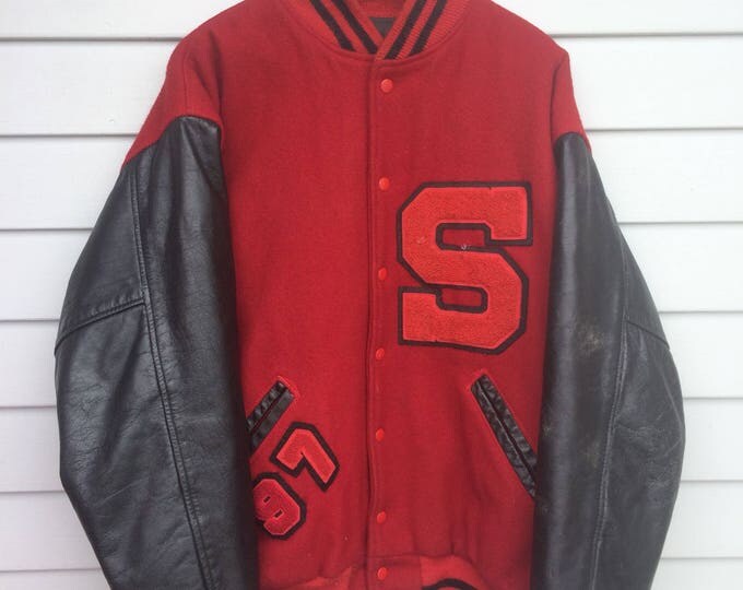 Vintage Varsity Letterman Jacket