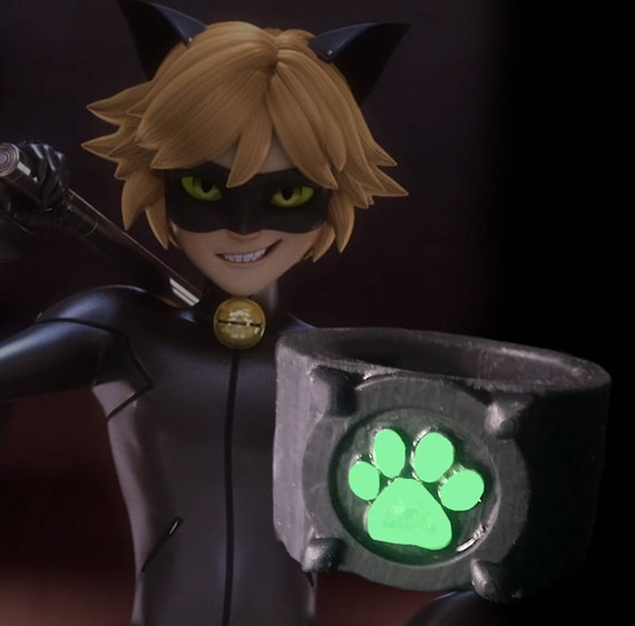 Chat Noir Adrien Agreste ring Glow in the Dark Miraculous