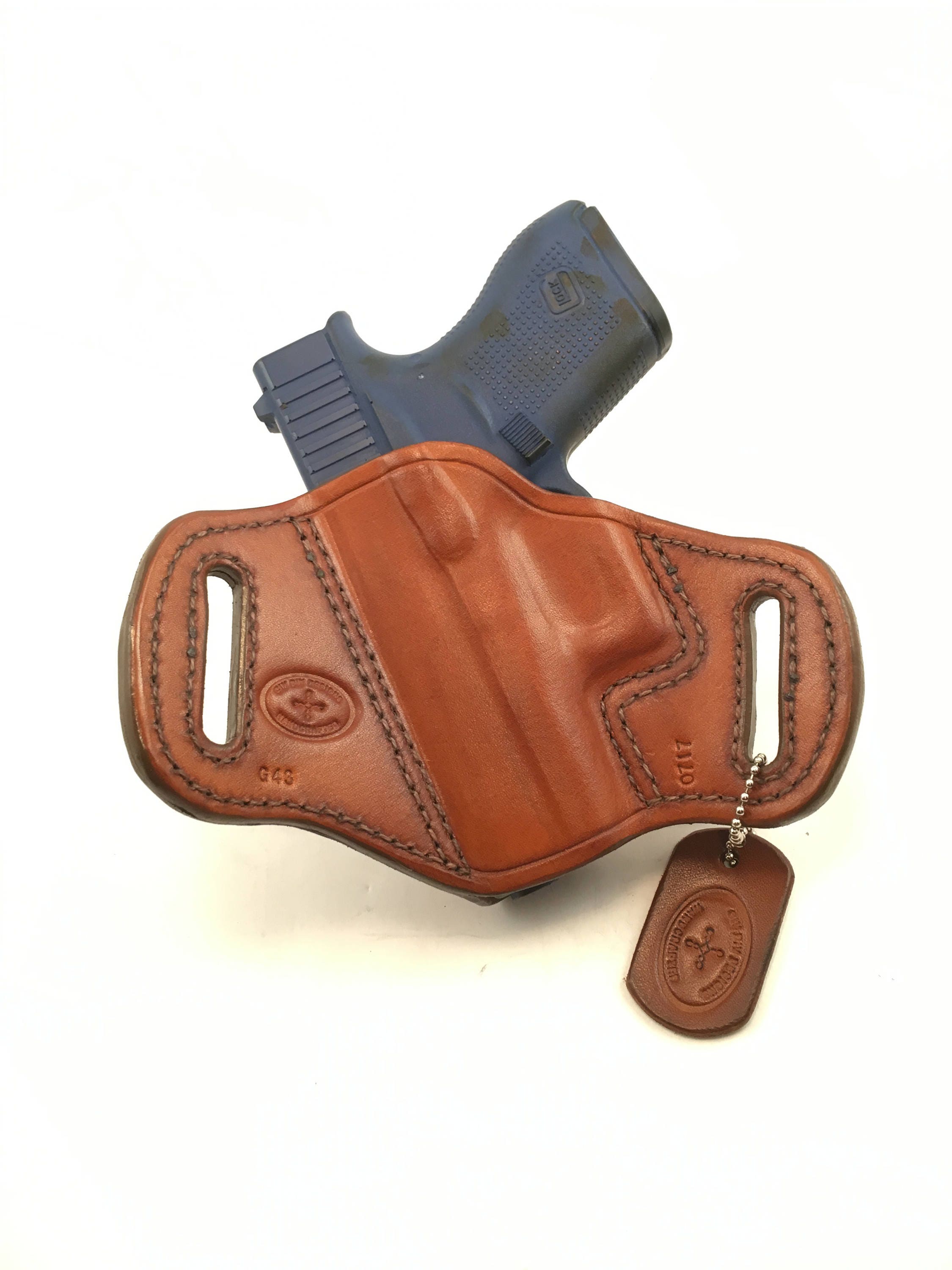 Glock 43 - Handcrafted Leather Pistol Holster