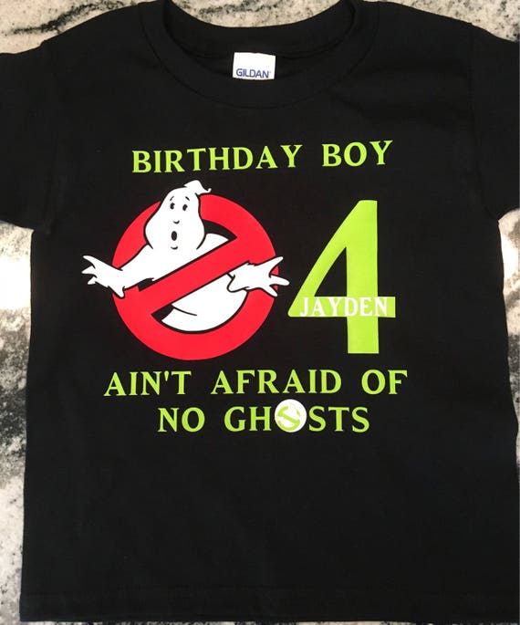 ghostbusters birthday shirt