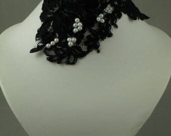 Black Lace Black Lace wedding necklace