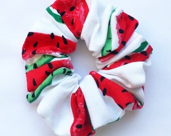 Watermelon Scrunchy