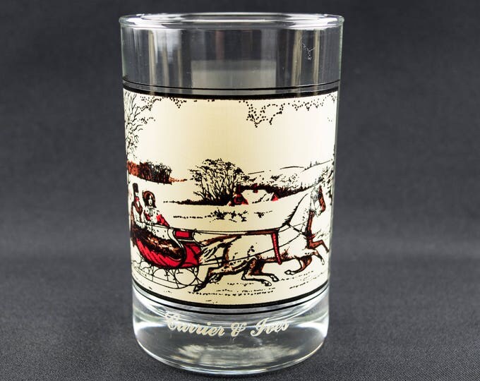 Classic Currier & Ives Wintertime Scenes Glass Set | Vintage Arbys Old Fashioned Glasses | 12 Oz Winter Glasses - Set Of 4 Classic Currier & Ives Wintertime Scenes Glass Set | Vintage Arbys Old Fashioned Glasses | 12 Oz Winter Glasses - Set Of 4