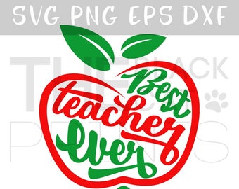 Download Teacher svg | Etsy