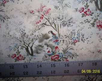 Early Elegance Toile Cotton Fabric #46