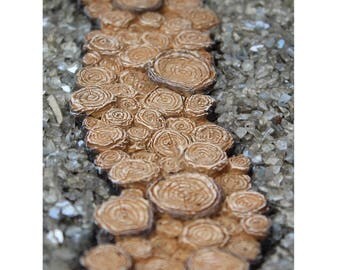 Fairy Pathway, Wood Pathway Fairy Garden Accessory