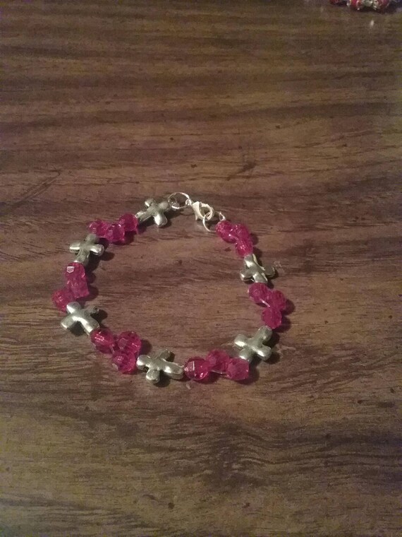 Red cross bracelet