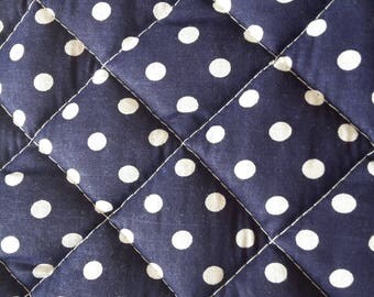 Quilted kitchen pot holder