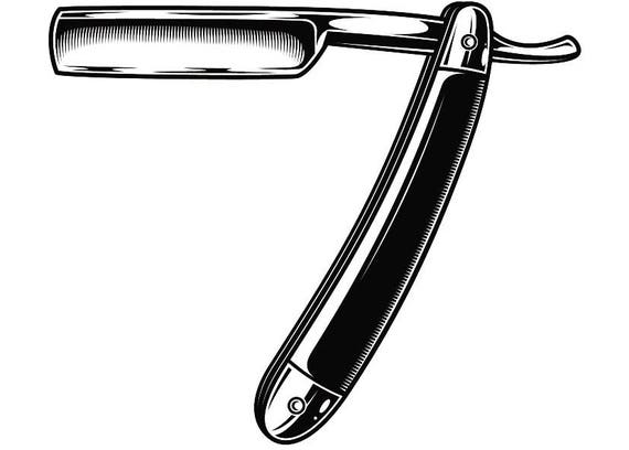 Straight Razor 3 Barber Shave  Groom Salon Haircut Shaving  