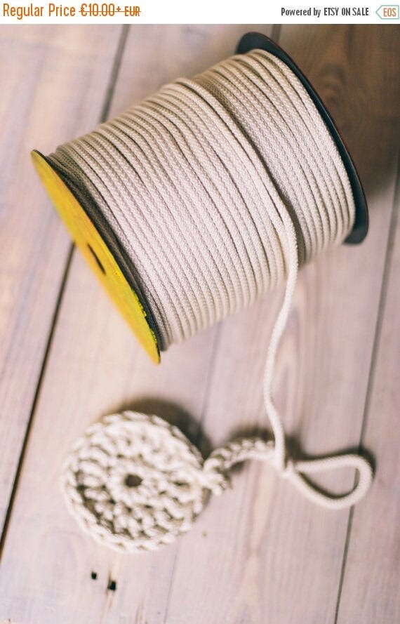 15 % OFF SILVER yarn, diy crafts, craft supplies, diy projects, chunky yarn, colored rope,rope yarn, polyester cord, rope cord, crochet cord