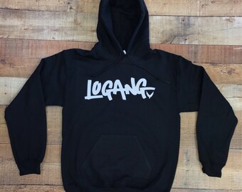Logang Hoodie logan paul merch (white logo)